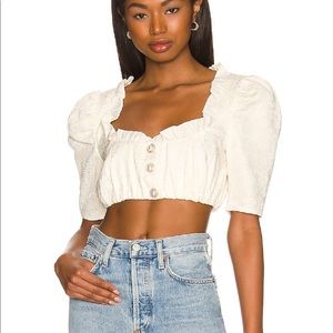 NWT Evan Top in Ivory